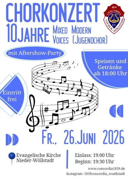 “Mixed Modern Voices” feiern zehnjähriges Bestehen mit Jubiläumskonzert